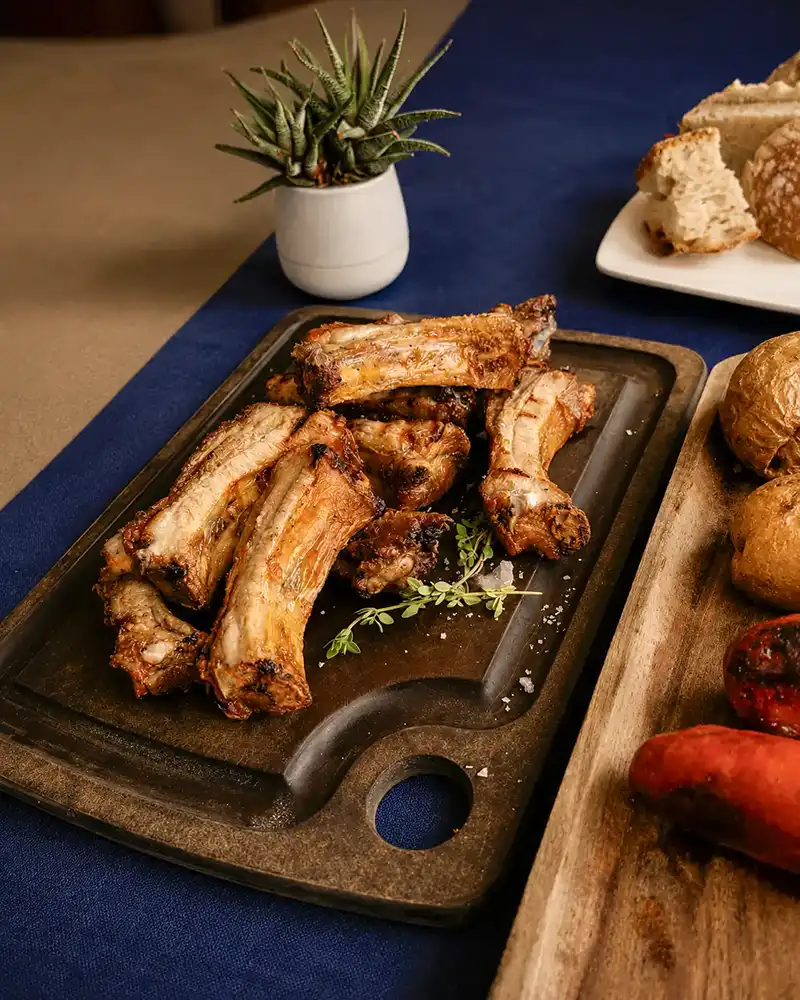 Churrasco de cerdo a la brasa